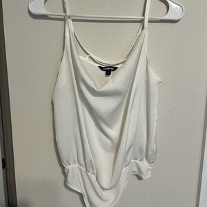 Express White Bodysuit - never worn